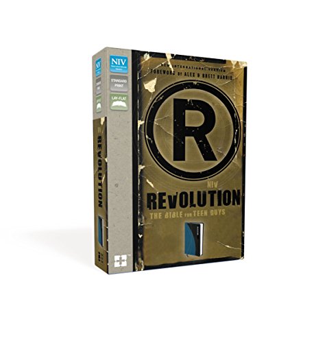 NIV, Revolution: The Bible for Teen Guys, Leathersoft, Blue/Charcoal: Updated Edition