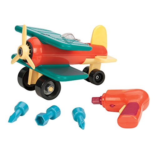 Battat Take-A-Part Toy Vehicles Airplane Green