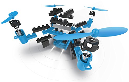 Top Race DIY Drone Building Blocks 2.4GHz Remote Control Drone, Build it Yourself and Fly, 54 Pieces (TR-D5) for ages 14+