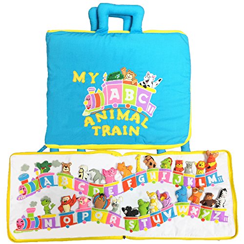 My ABC Animal Train Travel Bag By Pockets of Learning