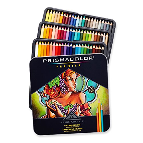 Prismacolor Premier Colored Pencils, Soft Core, 72-Count