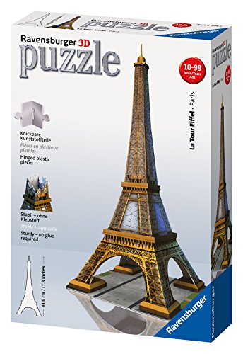Ravensburger Eiffel Tower 216 Piece 3D Building Set