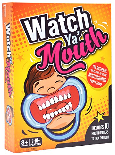 Watch Ya' Mouth Family Edition - The Authentic, Hilarious, Mouthguard Party Card Game
