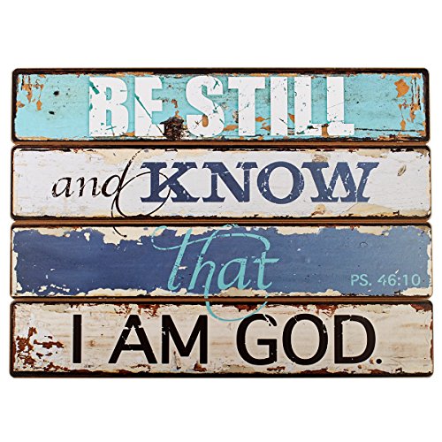 Lighthouse Collection Psalm 46:10 Wooden Wall Plaque (19