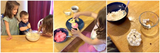 Pig and sheep cupcakes